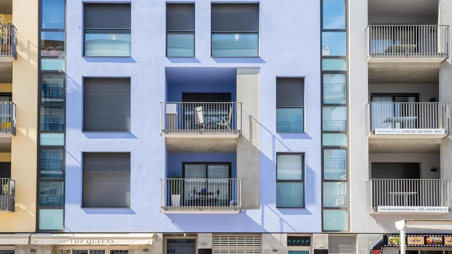 El Cine - Fantastico Apartamento Luminoso Y En Primera Linea De Mar. - Es-228-197 Roses Apartmán